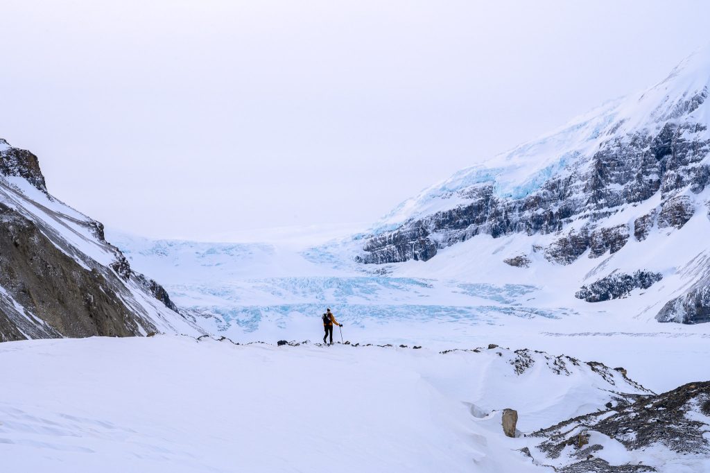 glacier athabasca hiver